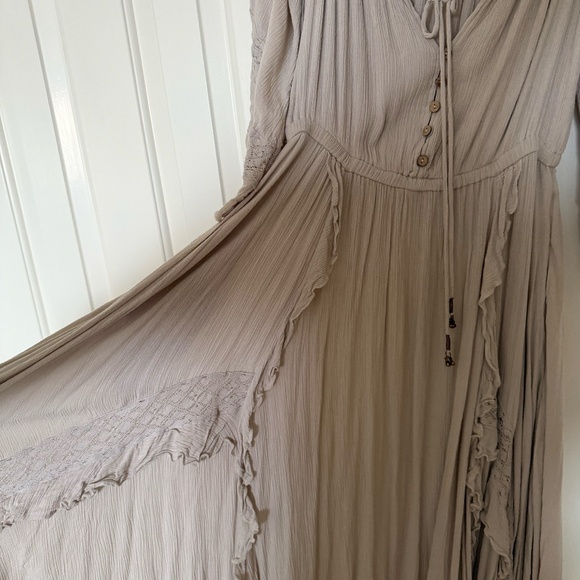 Free People Beach Bliss Maxi in Taupe - Picture 4 of 6